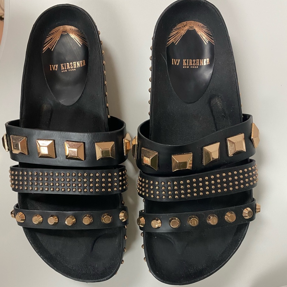 —SOLD—Ivy Kirzhner Studded Slides